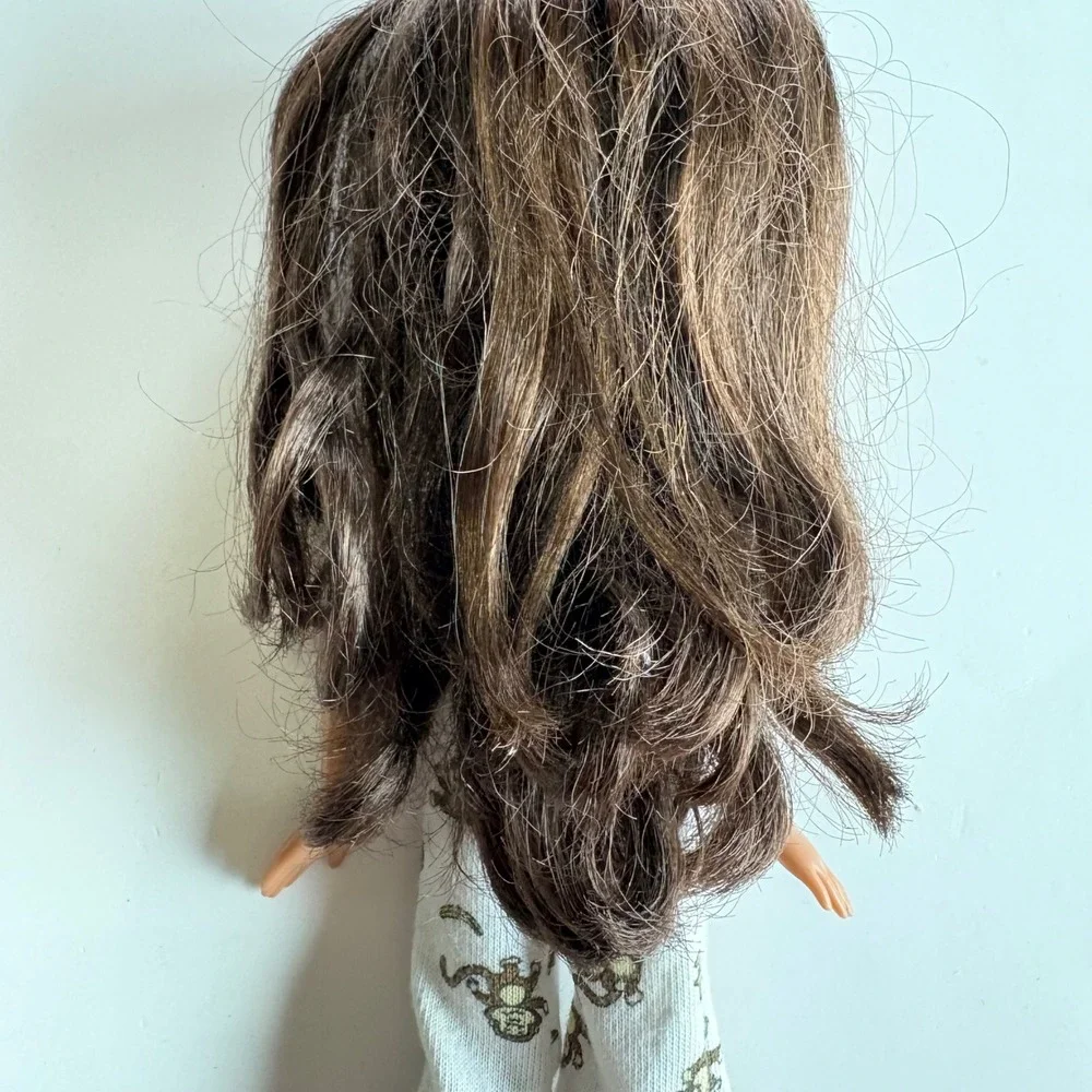 Bratz Yasmin Doll 2001‎ MGA Entertainment Brown Hair Monkey Pajama Pants Y2K